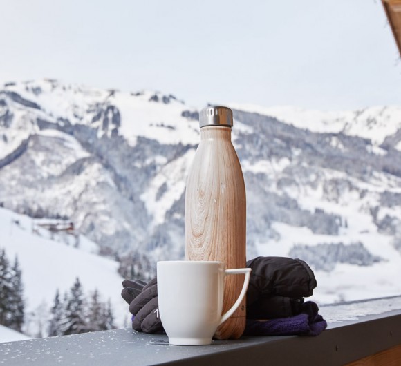 Top Aussicht vom Balkon auf die Berge