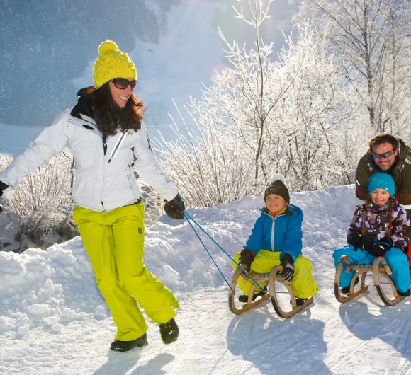 Rodeln mit der Familie © Tourismusverband Großarltal