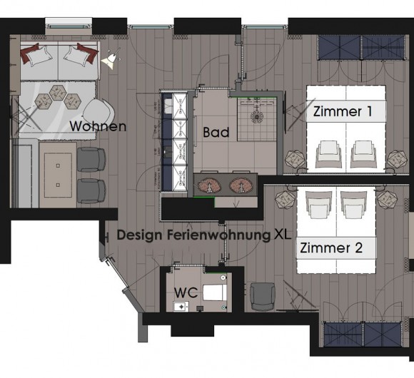 Designferienwohnung XL