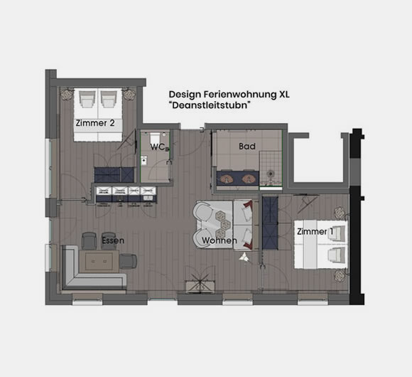 Designferienwohnung XL - Deansleutstubn