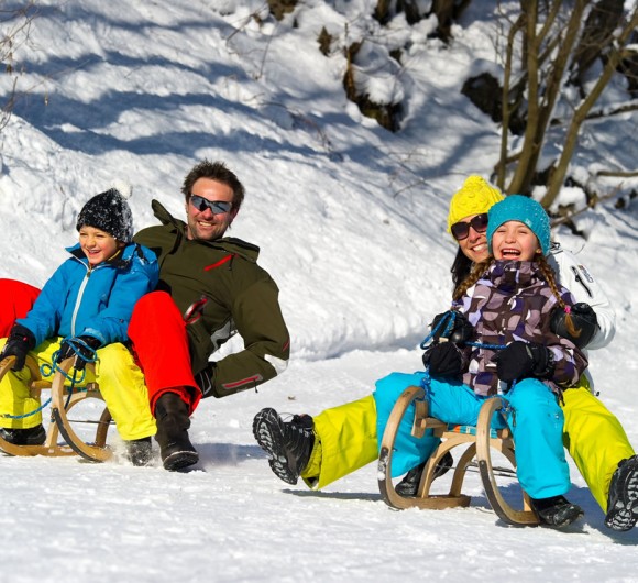 Winterurlaub abseits der Skipiste beim Rodeln und vielen weiteren Aktivitäten in Großarl, Salzburger Land © TVB Großarltal